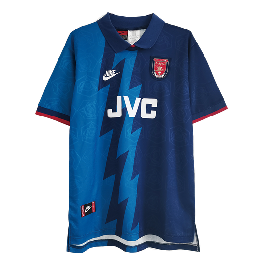 1995 Arsenal away soccer jersey, retro Go Soccer World Shop