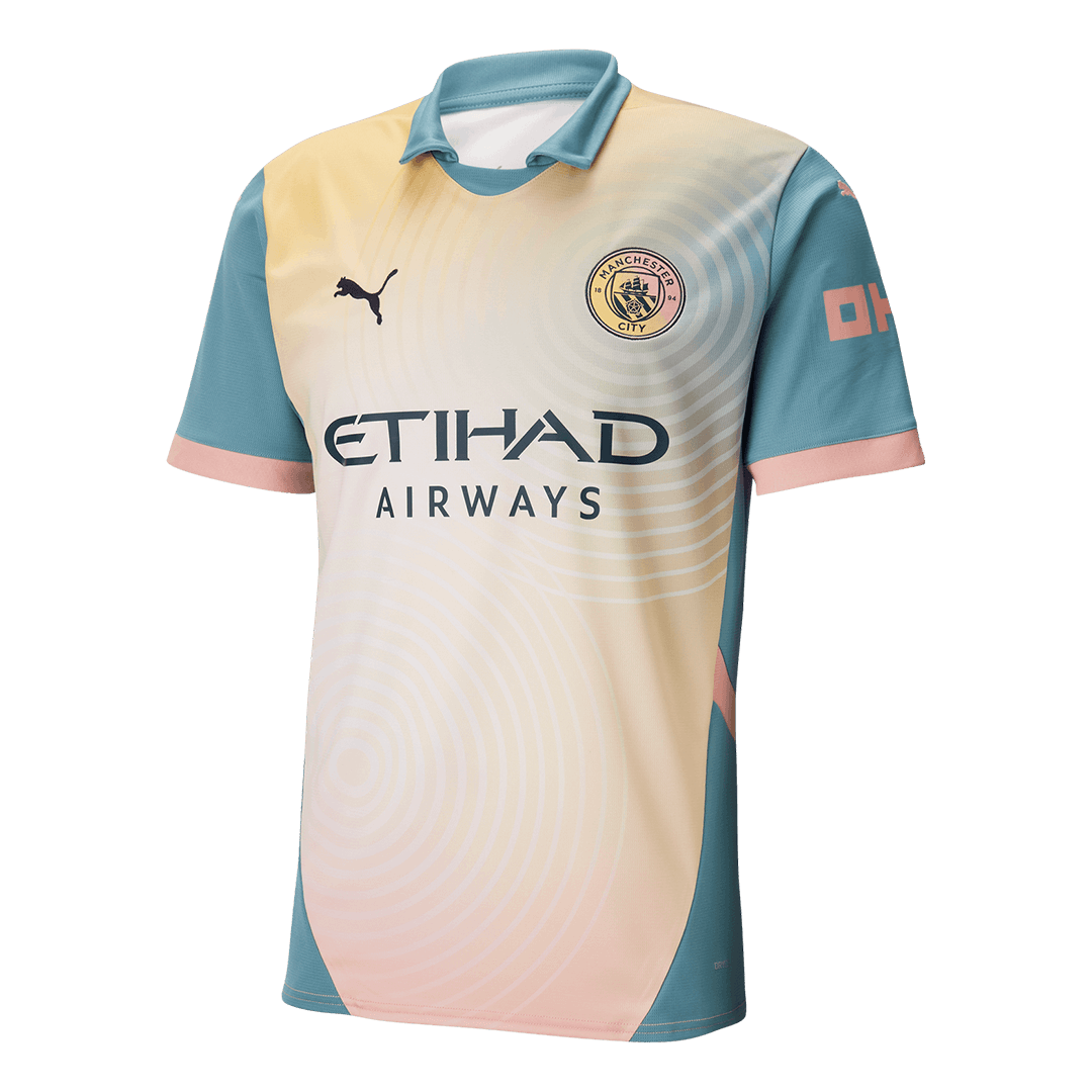 Manchester City 2024/25 fourth away soccer jersey - Definitely City Go Soccer World Shop