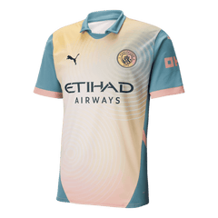 RODRIGO #16 Manchester City Fourth Away soccer jersey 2024/25 - Definitely City Go Soccer World Shop