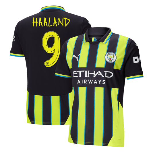 HAALAND #9 Manchester City 2024/25 away soccer jersey - UCL Go Soccer World Shop