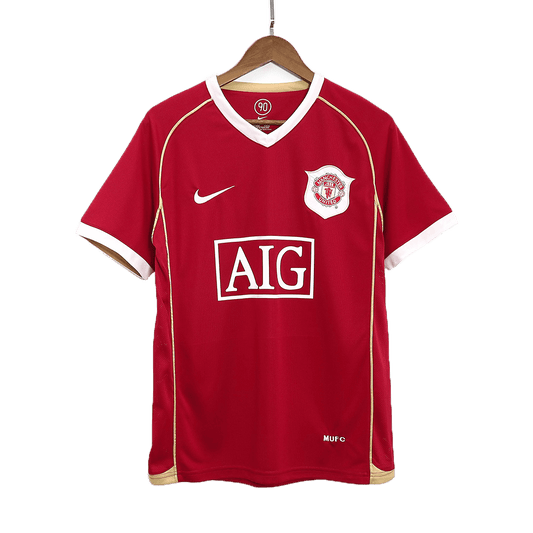 Manchester United Retro 2006/07 soccer jersey Go Soccer World Shop