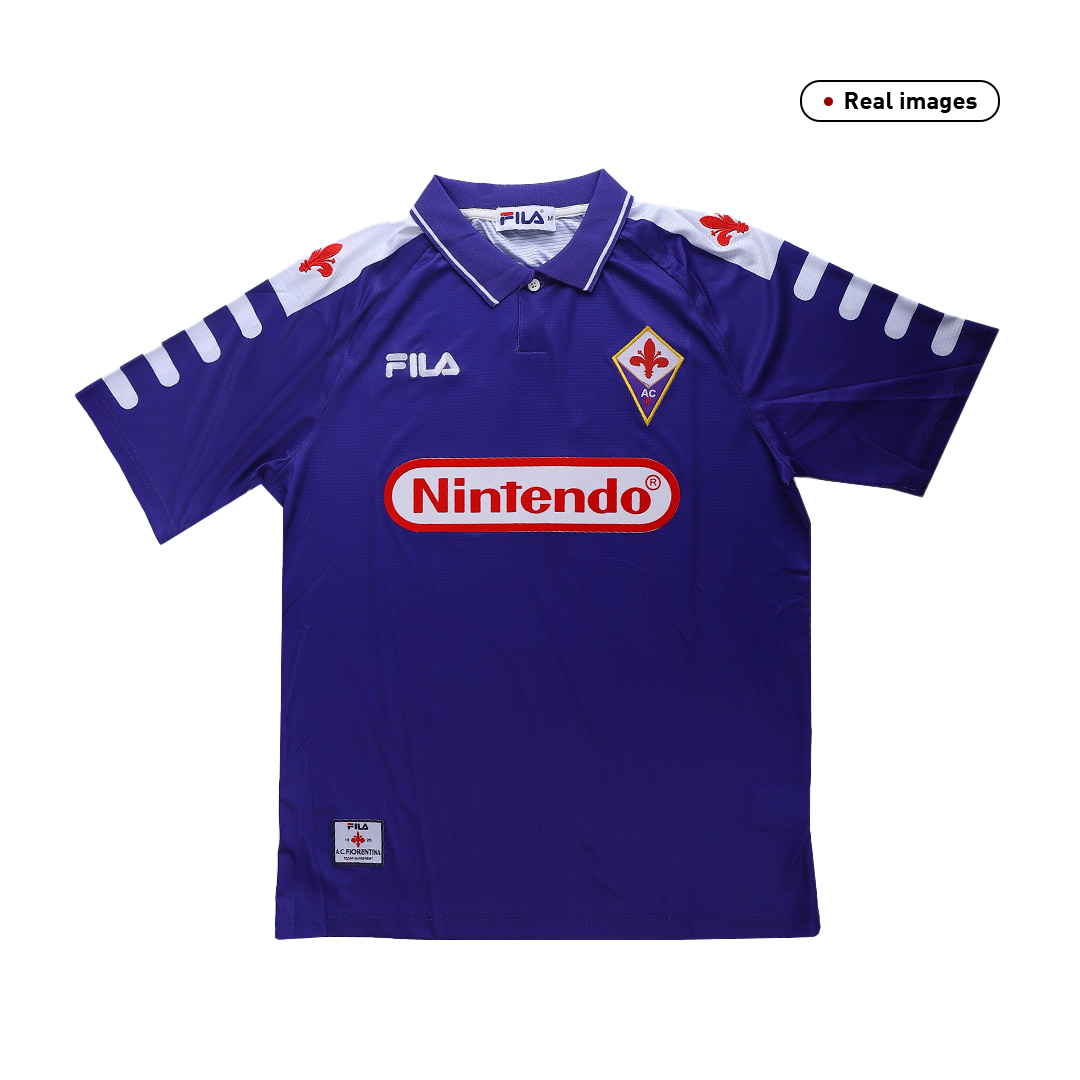 Fiorentina home soccer jersey Retro 1998/99 Go Soccer World Shop