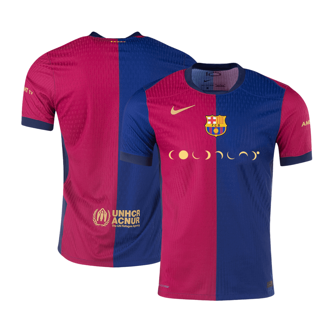 Player version Barcelona Home soccer jersey 2024/25 - COLDPLAY Go Soccer World Shop