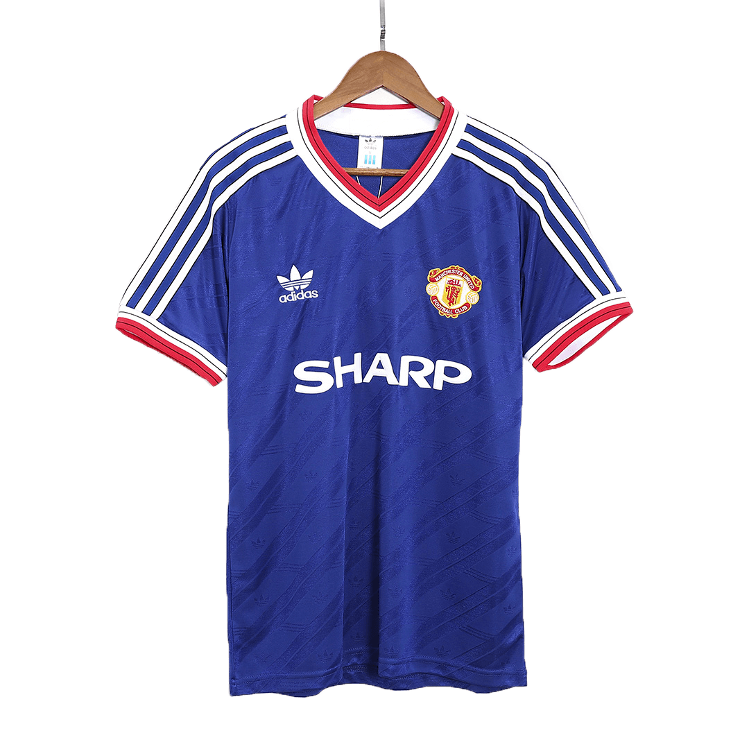 Manchester United retro away soccer jersey from 1986 Go Soccer World Shop