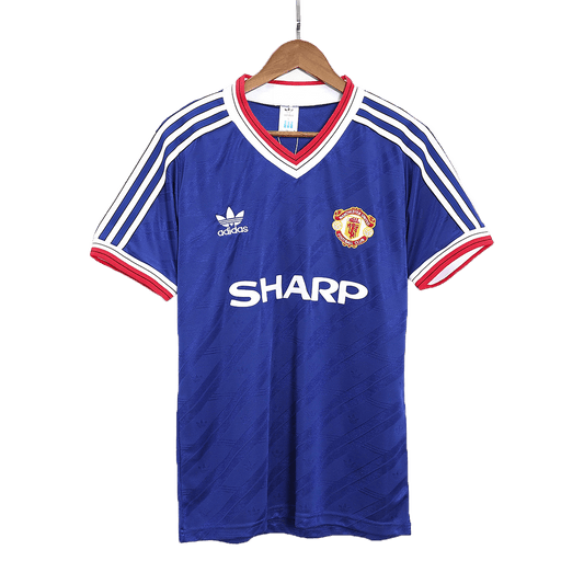 Manchester United retro away soccer jersey from 1986 Go Soccer World Shop