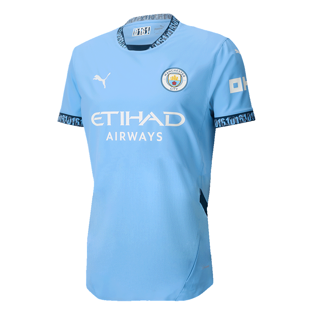 Player version RODRIGO #16 Manchester City Home soccer jersey 2024/25 - UCL Go Soccer World Shop