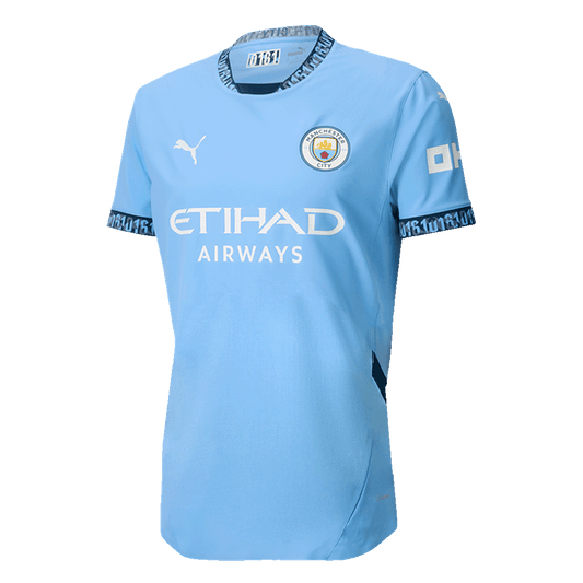 Player version RODRIGO #16 Manchester City Home soccer jersey 2024/25 - UCL Go Soccer World Shop