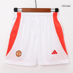 Manchester United Kids Home soccer jersey Set (Jersey + Shorts) 2024/25 Go Soccer World Shop