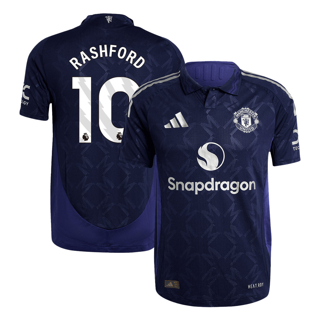 Player Version RASHFORD #10 Manchester United Away Soccer Jersey 2024/25 Go Soccer World Shop