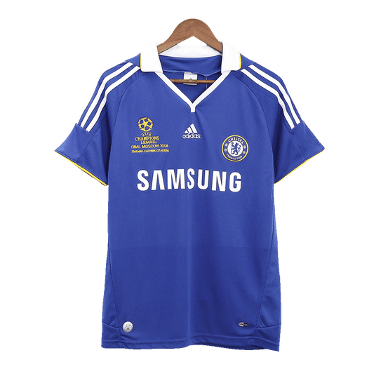 Chelsea UCL retro soccer jersey from 2008, home Go Soccer World Shop