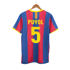 Retro PUYOL #5 2010/11 Barcelona soccer jersey Go Soccer World Shop