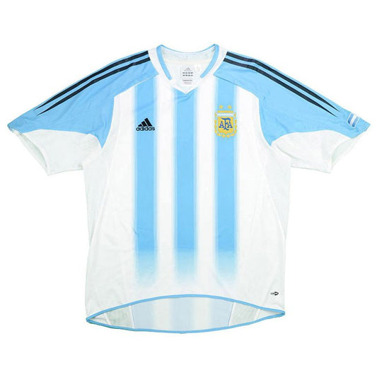 Argentina home soccer jersey in retro style 2004/05 Go Soccer World Shop