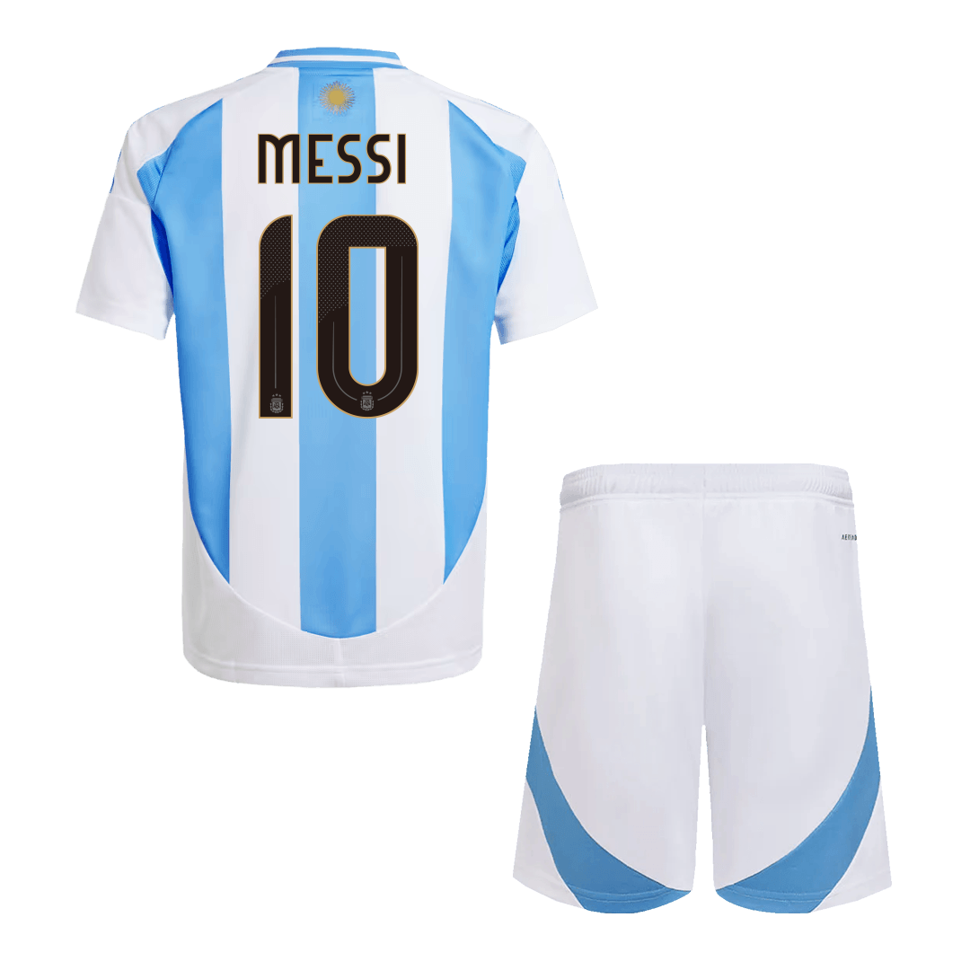 MESSI #10 Kids Argentina Home Jersey Set (Jersey + Shorts) 2024 Go Soccer World Shop