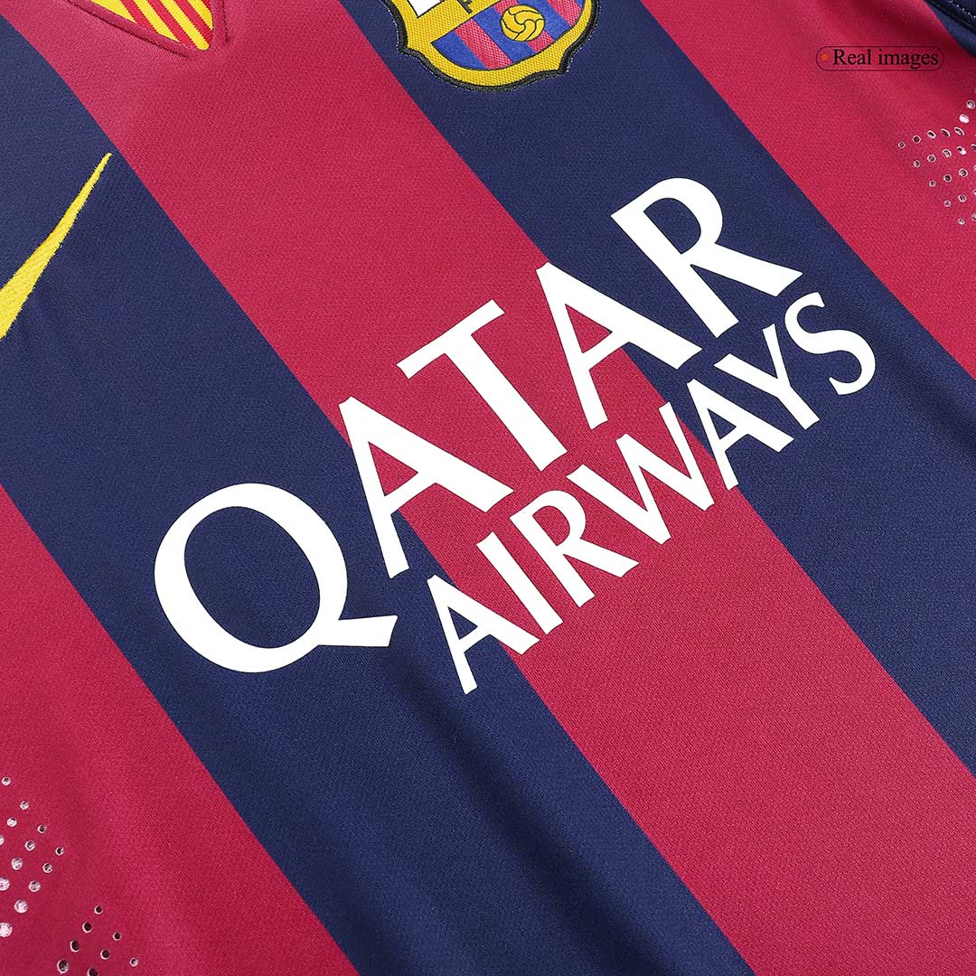 Retro 2014/15 Barcelona Home soccer jersey Go Soccer World Shop