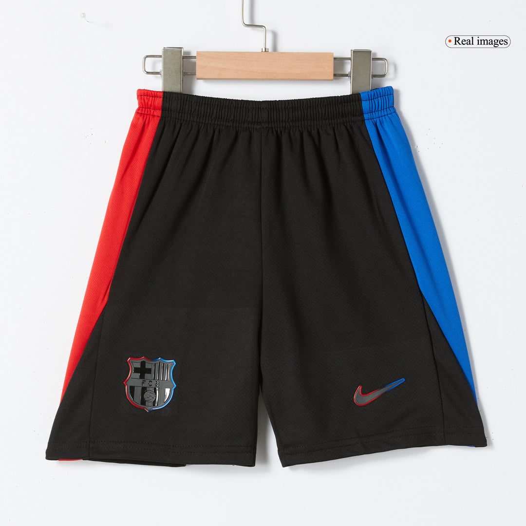 Barcelona children's away soccer kit (jersey + shorts) 2024/25 Go Soccer World Shop