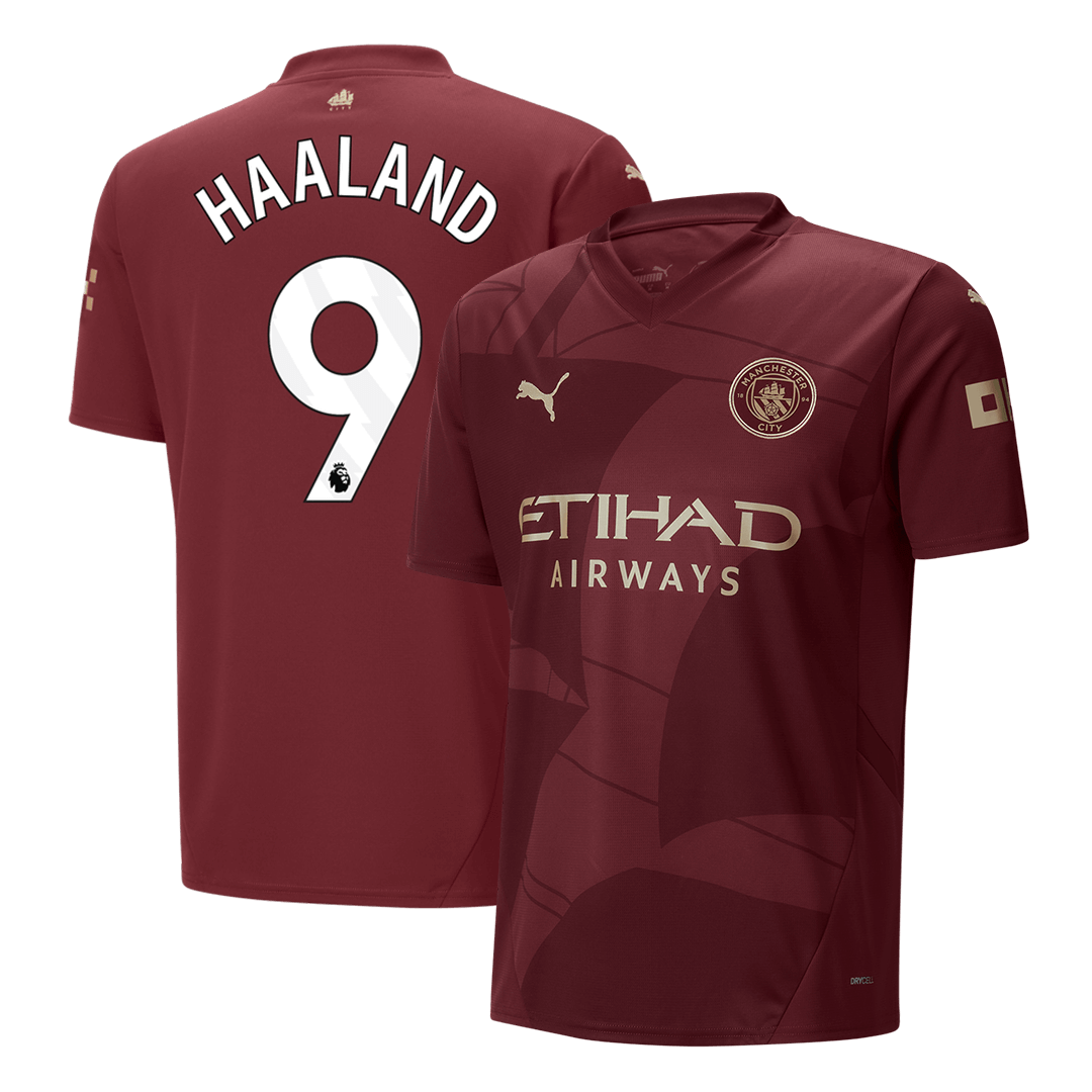 HAALAND No. 9 Manchester City 2024/25 third away soccer jersey Go Soccer World Shop