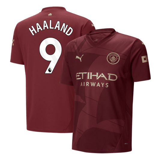 HAALAND No. 9 Manchester City 2024/25 third away soccer jersey Go Soccer World Shop