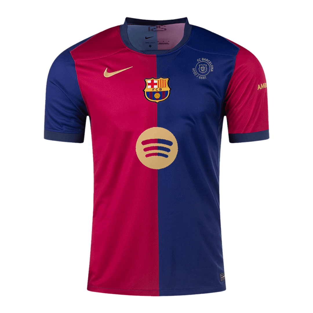 Barcelona Home soccer jersey 2024/25 - 125th Anniversary (Spotify logo without text) Go Soccer World Shop