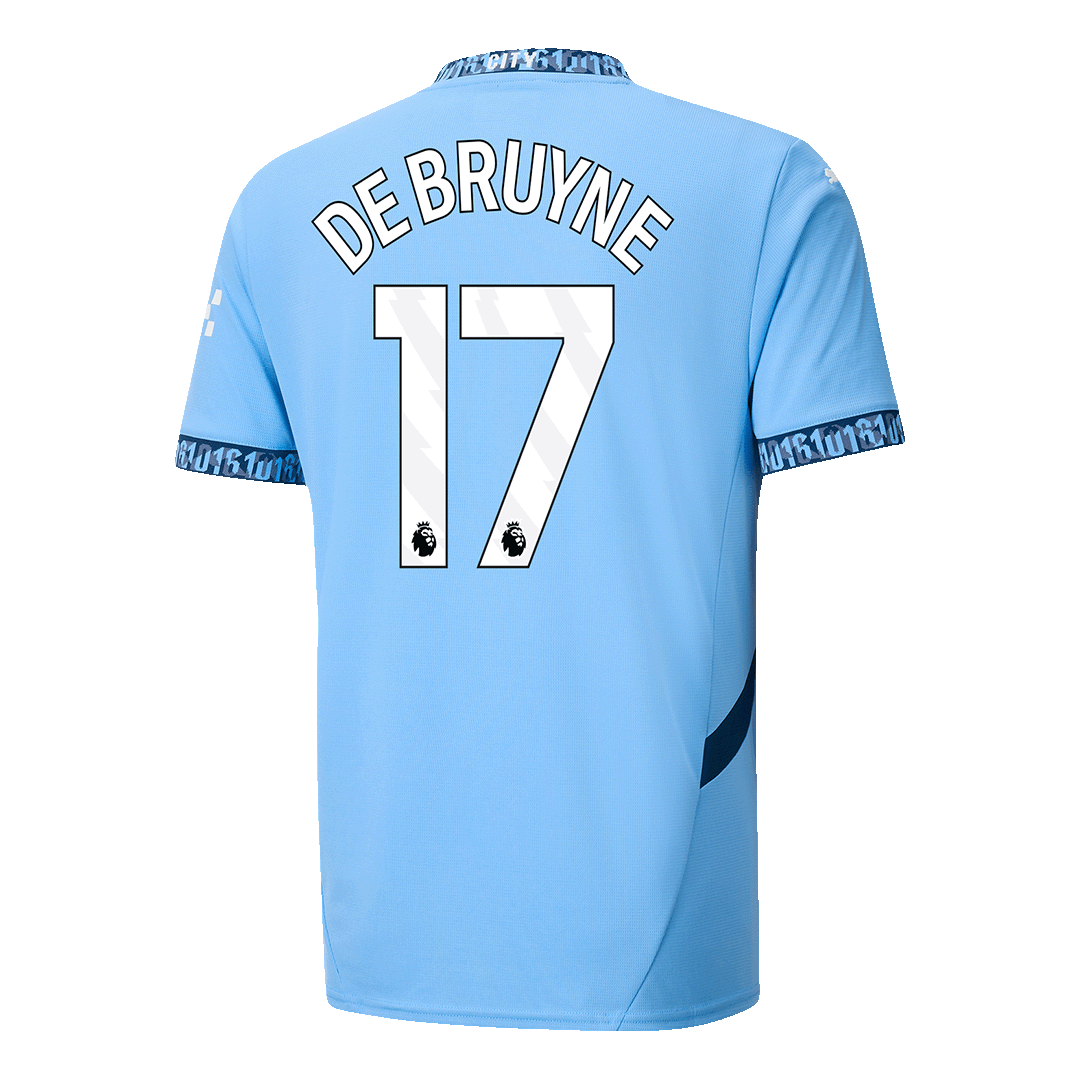 DE BRUYNE #17 Manchester City 2024/25 soccer jersey Go Soccer World Shop