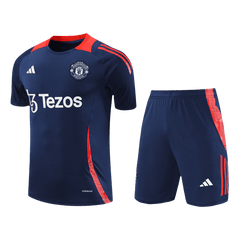 Manchester United pre-match soccer kit (jersey + shorts) 2024/25 Go Soccer World Shop