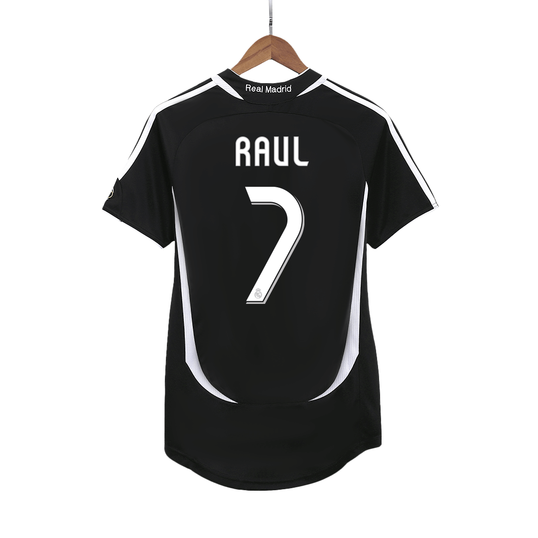 Retro RAUL #7 2006/07 Real Madrid away soccer jersey Go Soccer World Shop