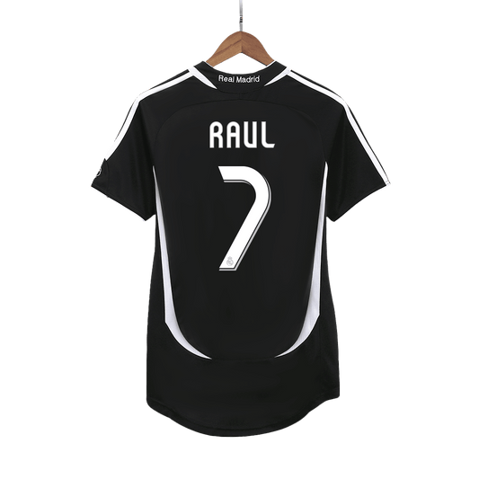 Retro RAUL #7 2006/07 Real Madrid away soccer jersey Go Soccer World Shop