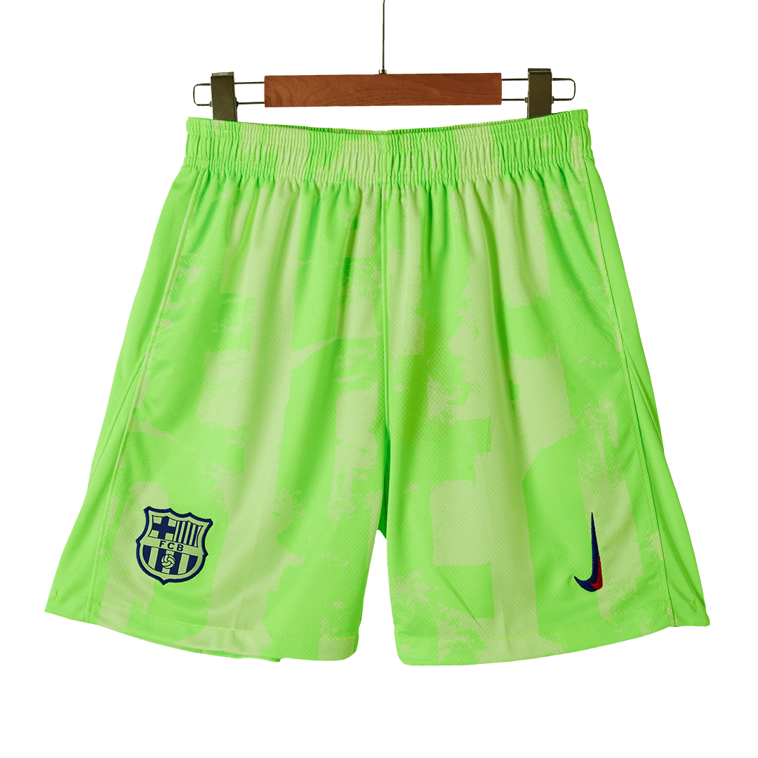 Barcelona third away kit (jersey + shorts) 2024/25 – (Spotify logo without text) Go Soccer World Shop