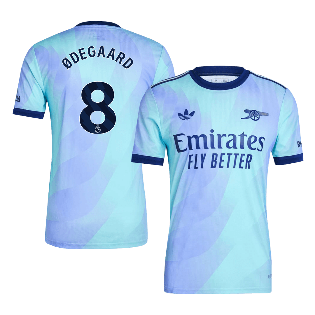 Ødegaard #8 Player Version Arsenal 2024/25 Third Away soccer jersey Go Soccer World Shop