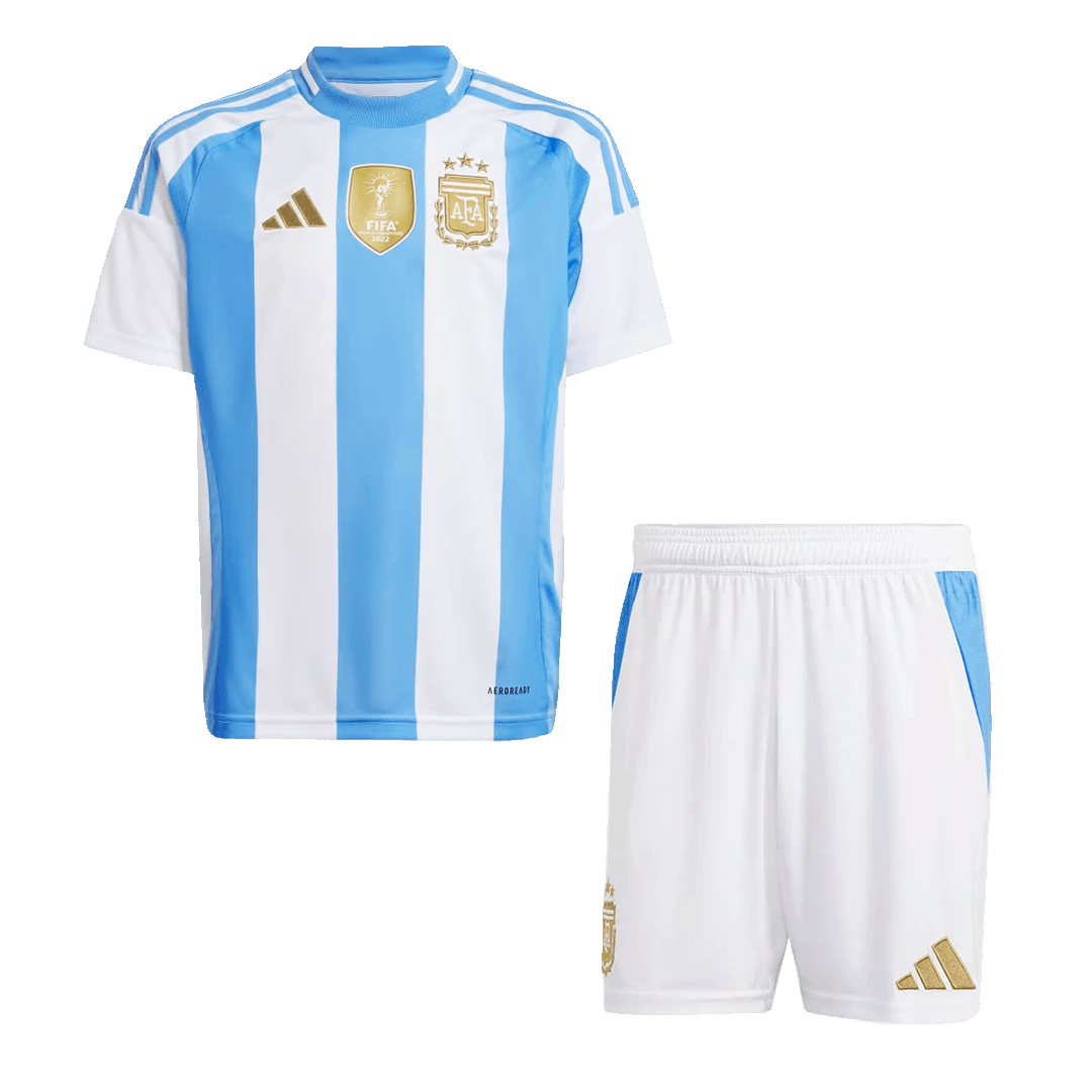 Argentina Kids Home jersey Set (Jersey + Shorts) 2024 Go Soccer World Shop