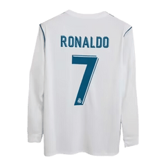 RONALDO #7 2017/18 Real Madrid retro long sleeve soccer jersey Go Soccer World Shop