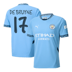 DE BRUYNE #17 Manchester City 2024/25 soccer jersey - UCL Go Soccer World Shop