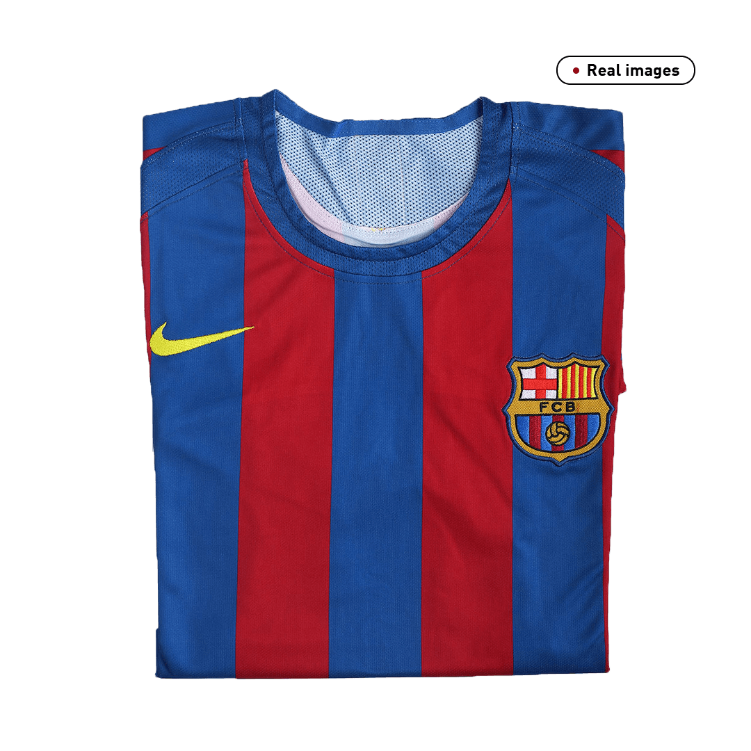 Retro 2005/06 Barcelona Home soccer jersey - UCL Go Soccer World Shop