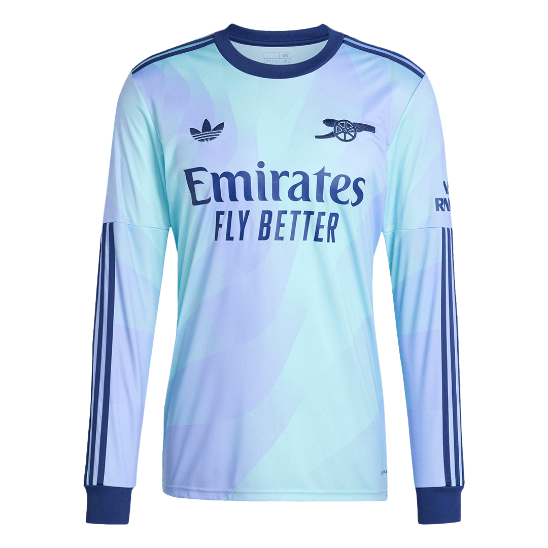 Arsenal Thirdaway 2024/25 long-sleeved soccer jersey Go Soccer World Shop