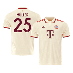 Player Version Müller #25 Bayern Munich Third Away Soccer Jersey 2024/25- UCL Go Soccer World Shop