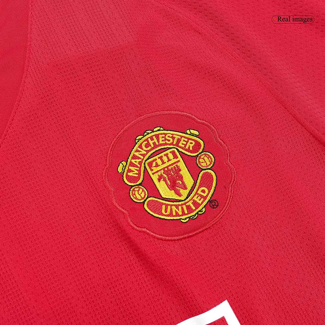 RONALDO #7 2007/08 Manchester United retro long-sleeved soccer jersey Go Soccer World Shop