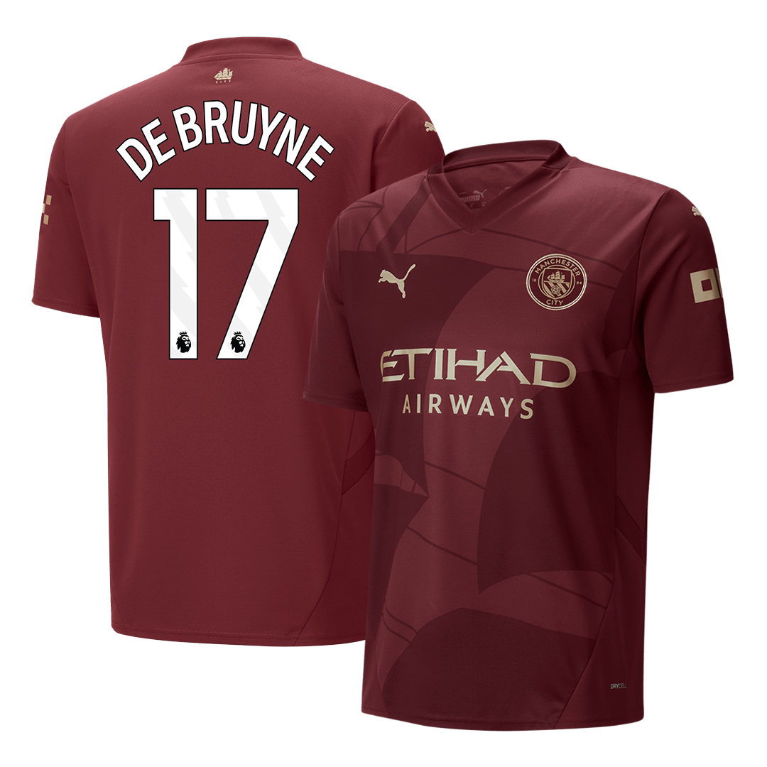 DE BRUYNE #17 Manchester City 2024/25 third away soccer jersey Go Soccer World Shop