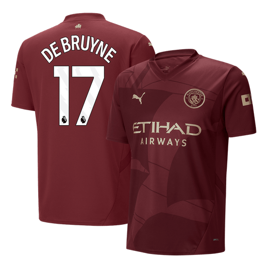 DE BRUYNE #17 Manchester City 2024/25 third away soccer jersey Go Soccer World Shop