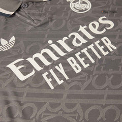 Third Real Madrid away soccer jersey for the 2024/25 season in the player's version Go Soccer World Shop