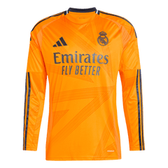 Real Madrid away soccer jersey with long sleeves 2024/25 Go Soccer World Shop