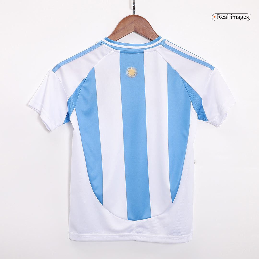 Argentina Kids Home jersey Set (Jersey + Shorts) 2024 Go Soccer World Shop