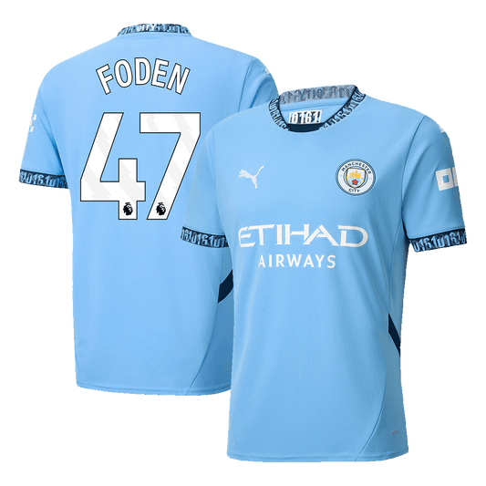 FODEN #47 Manchester City 2024/25 soccer jersey Go Soccer World Shop