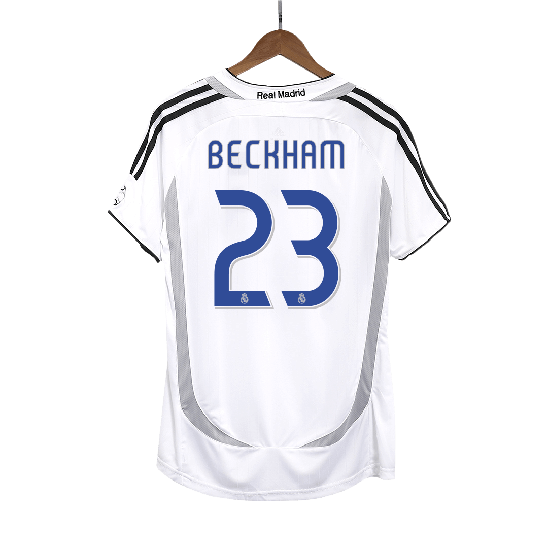 Retro BECKHAM #23 2006/07 Real Madrid soccer jersey Go Soccer World Shop