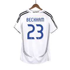 Retro BECKHAM #23 2006/07 Real Madrid soccer jersey Go Soccer World Shop