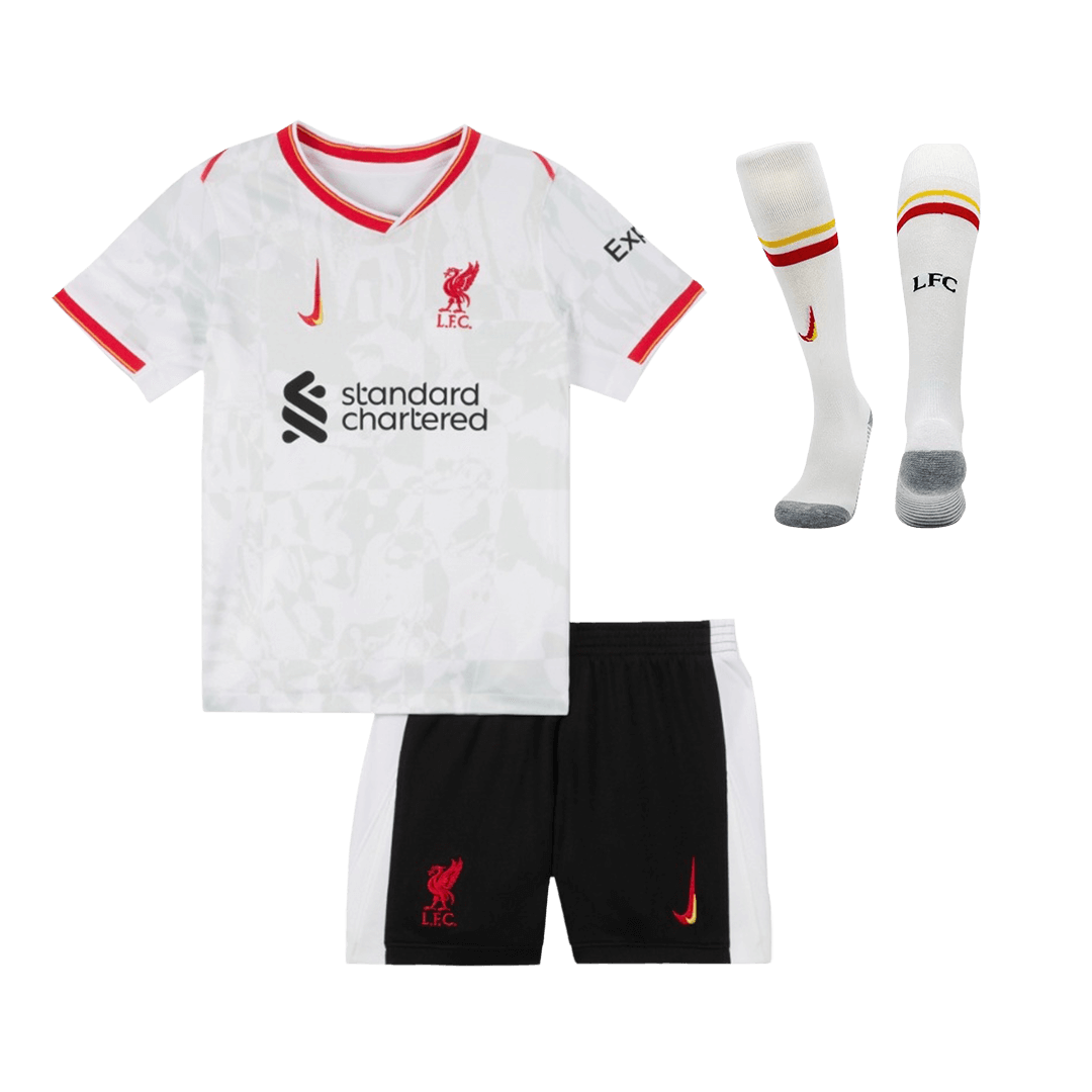 Liverpool Third Away Kids' soccer jersey Set (Jersey + Shorts + Socks) 2024/25 Go Soccer World Shop