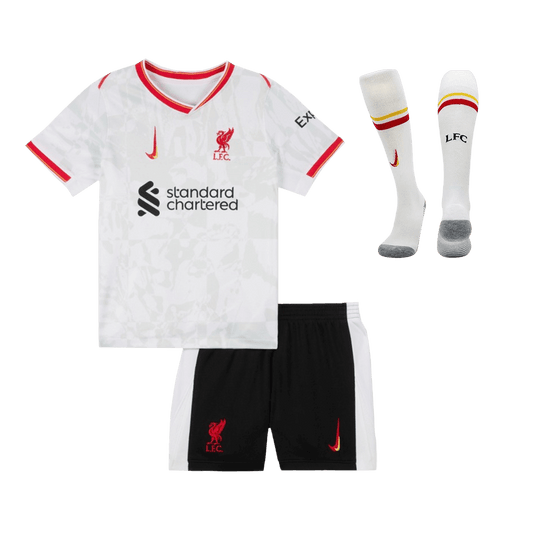 Liverpool Third Away Kids' soccer jersey Set (Jersey + Shorts + Socks) 2024/25 Go Soccer World Shop