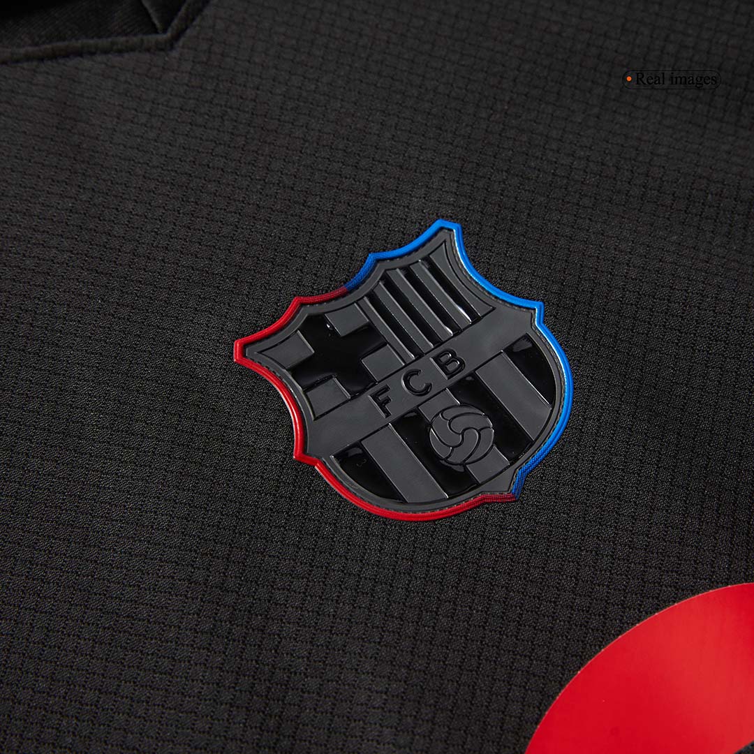 Barcelona children's away soccer kit (jersey + shorts) 2024/25 - Spotify logo without text Go Soccer World Shop