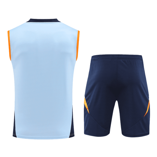 Real Madrid pre-match soccer vest set (jersey + shorts) 2024/25 Go Soccer World Shop