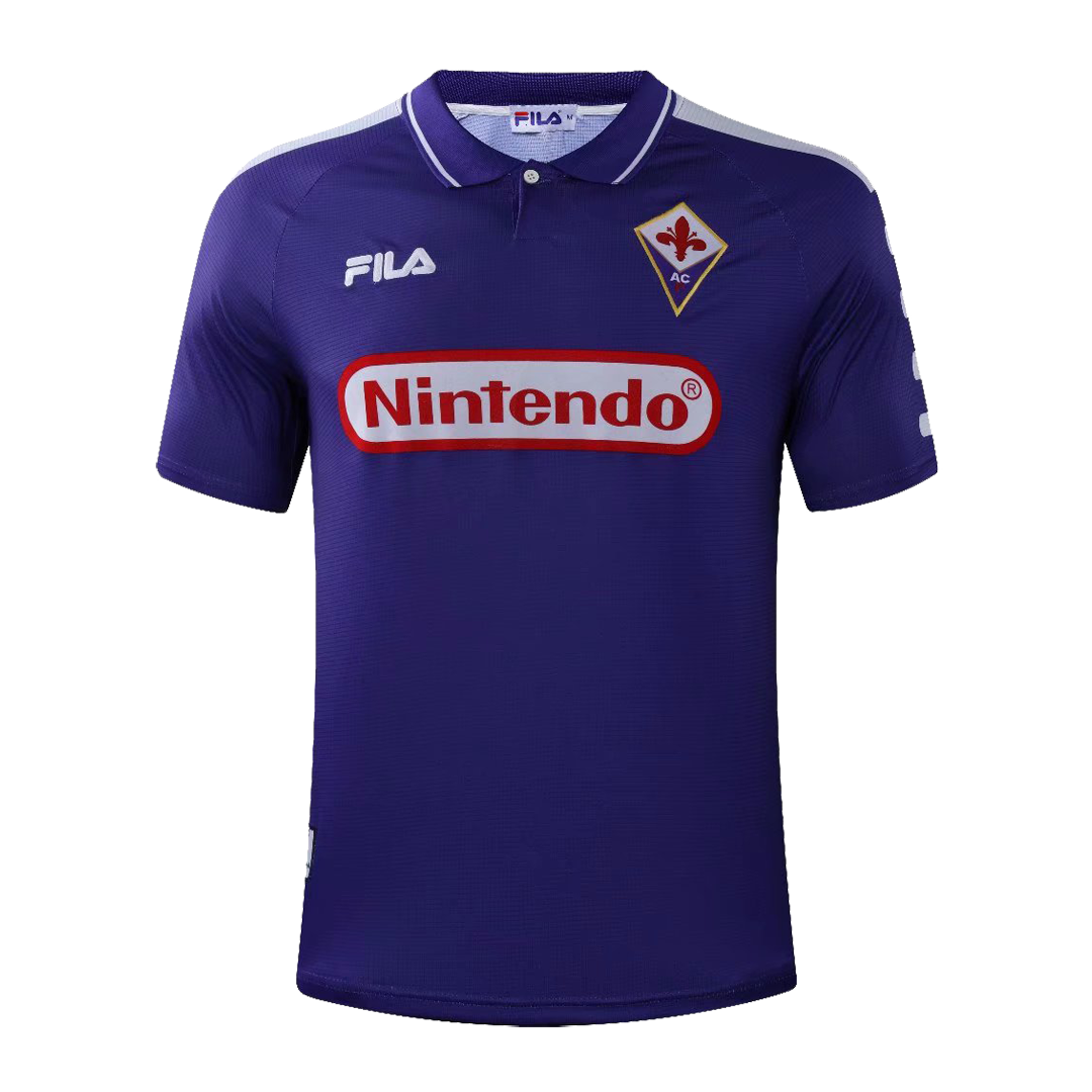 Fiorentina home soccer jersey Retro 1998/99 Go Soccer World Shop