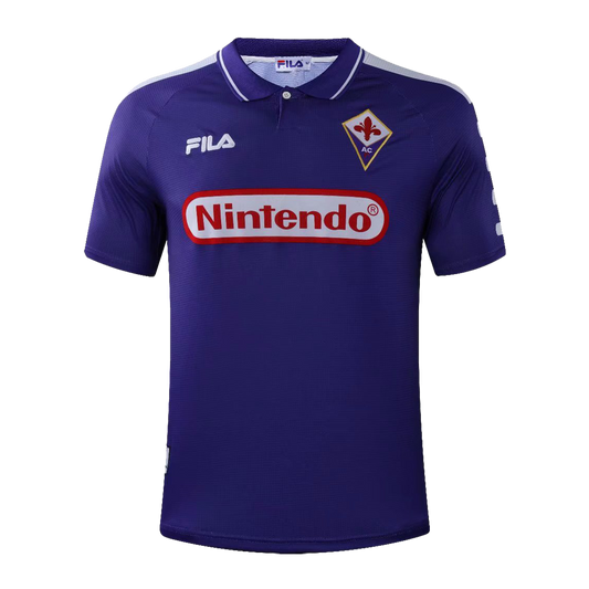 Fiorentina home soccer jersey Retro 1998/99 Go Soccer World Shop