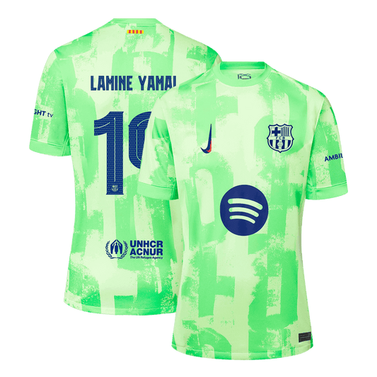 LAMINE YAMAL #19 Barcelona Third Away Jersey 2024/255 - UCL£¨Spotify logo without text£© Go Soccer World Shop